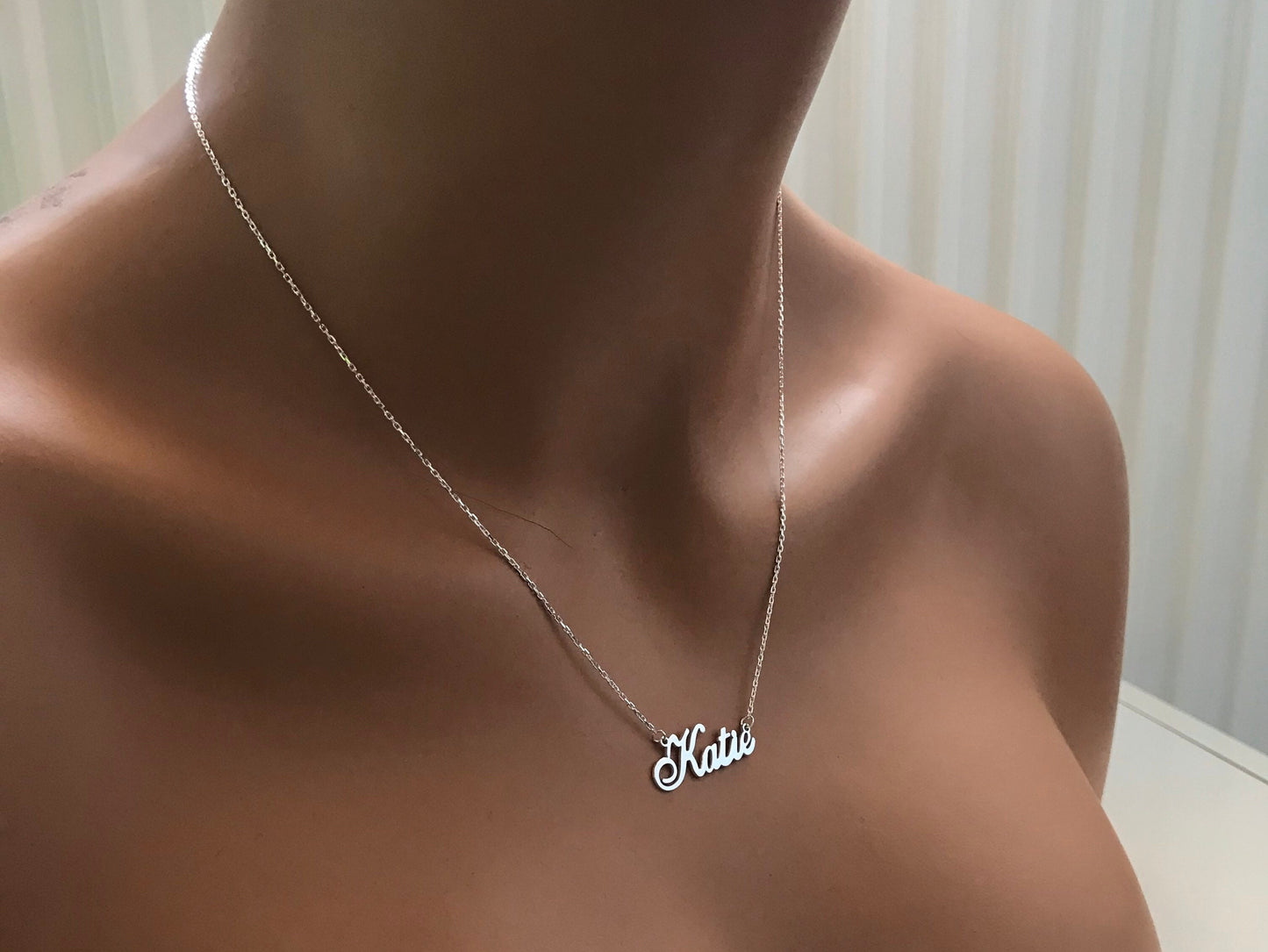 Name necklace,custom name necklace, silver name necklace ,personalized name necklace, perfect gift for her, best dainty necklace
