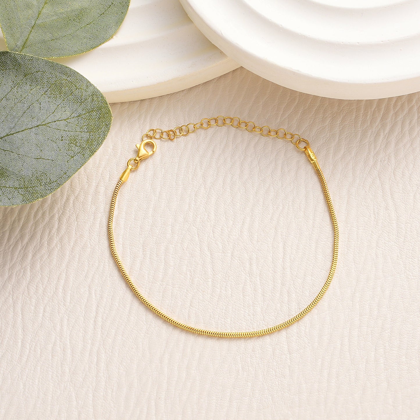 14K Gold Round Snake Chain, Silver Gold Snake Chain, Sterling Silver Chain, Mens or Womens Chain, Snake Necklace, Unisex Made in Italy