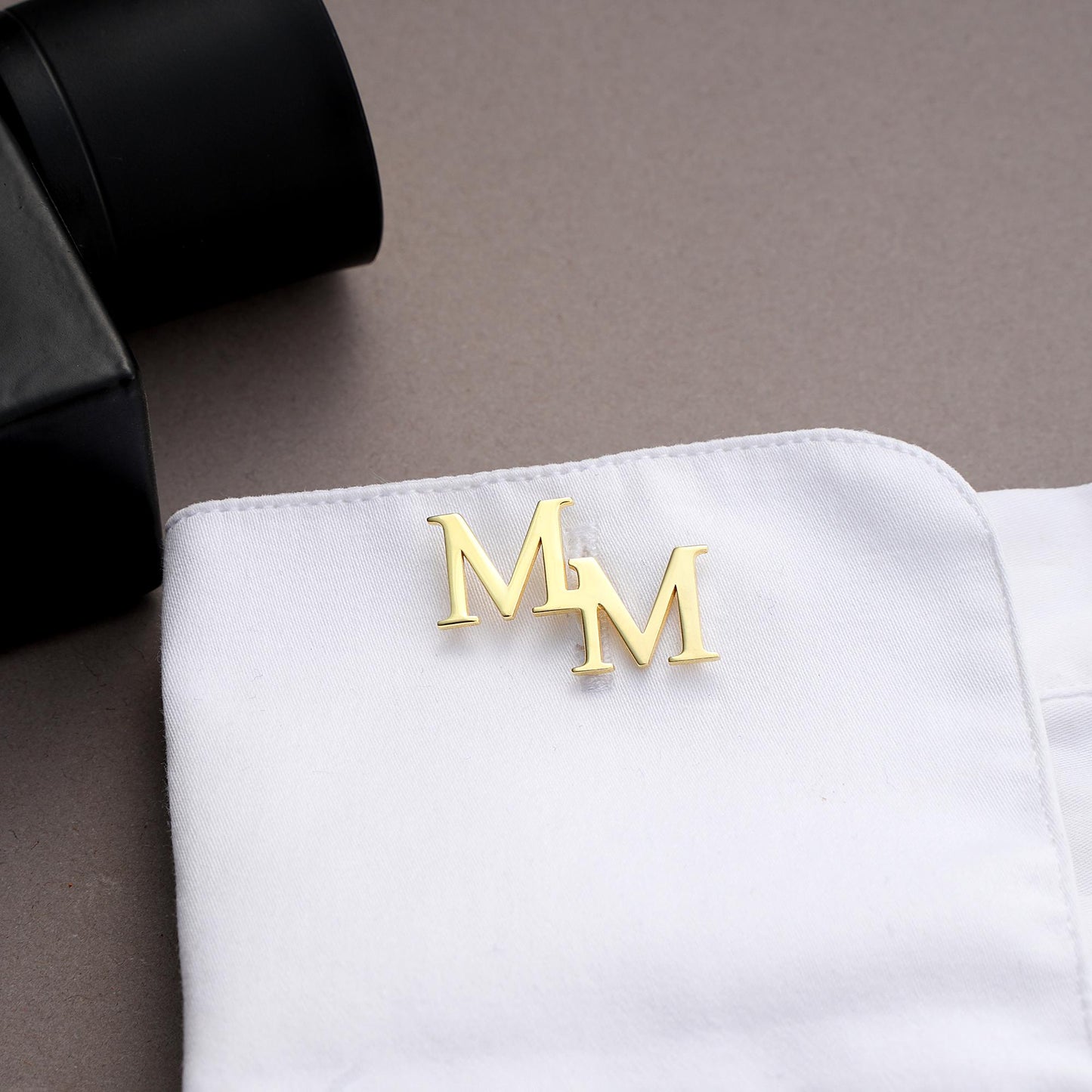14K Gold Custom Groomsmen Cufflinks,Initial Cuff Links,Personalized Name Cufflinks,Groomsmen Proposal,Groomsmen Gifts,Wedding Cufflinks