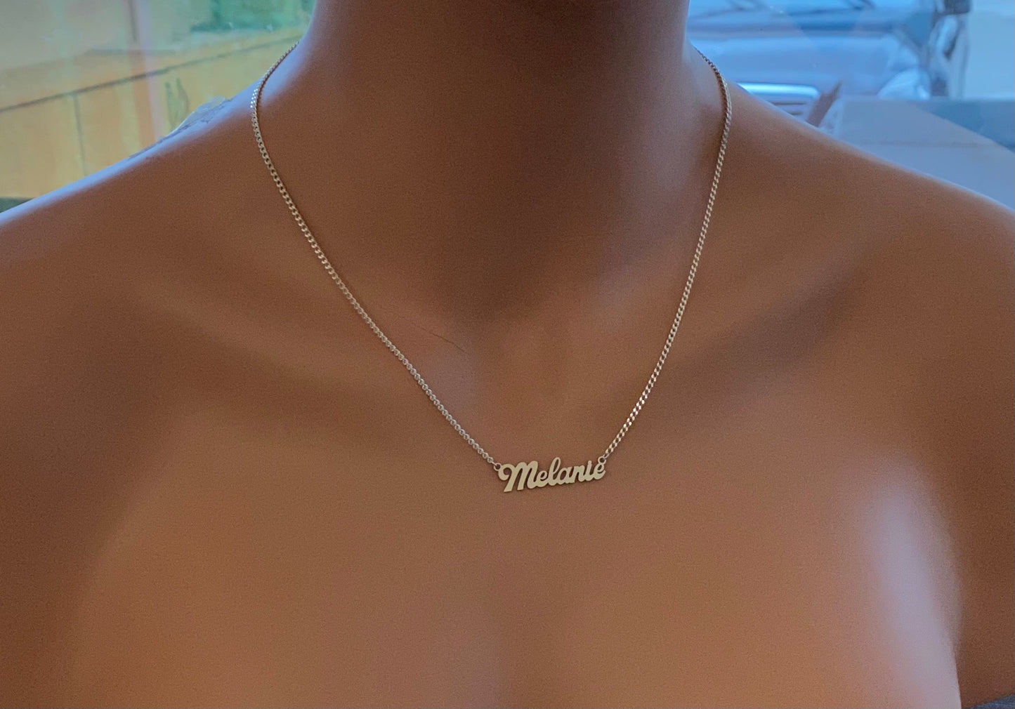 Name Necklace Personalized- Personalized Necklace -Name Necklace -Name Necklace for Women , Curb Chain Name Necklace , Personalized Gift
