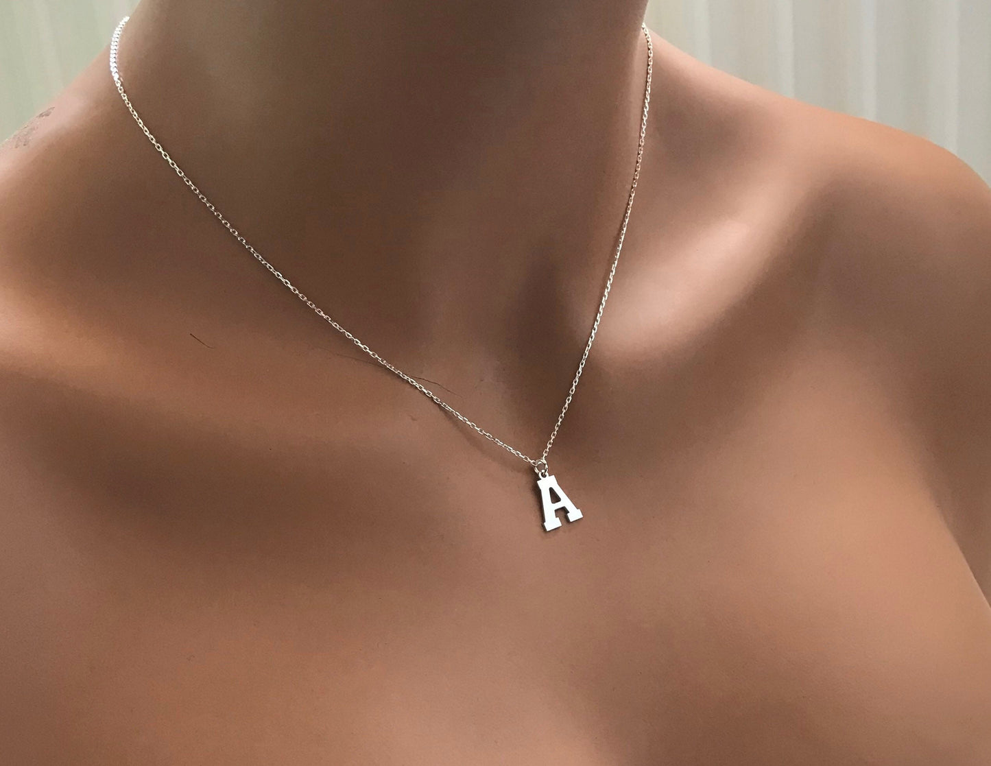 Sideways Initial Necklace • Letter necklace • Sideways cross • Personalized necklace • Gift For Her• Necklace For Women • Necklace With Name