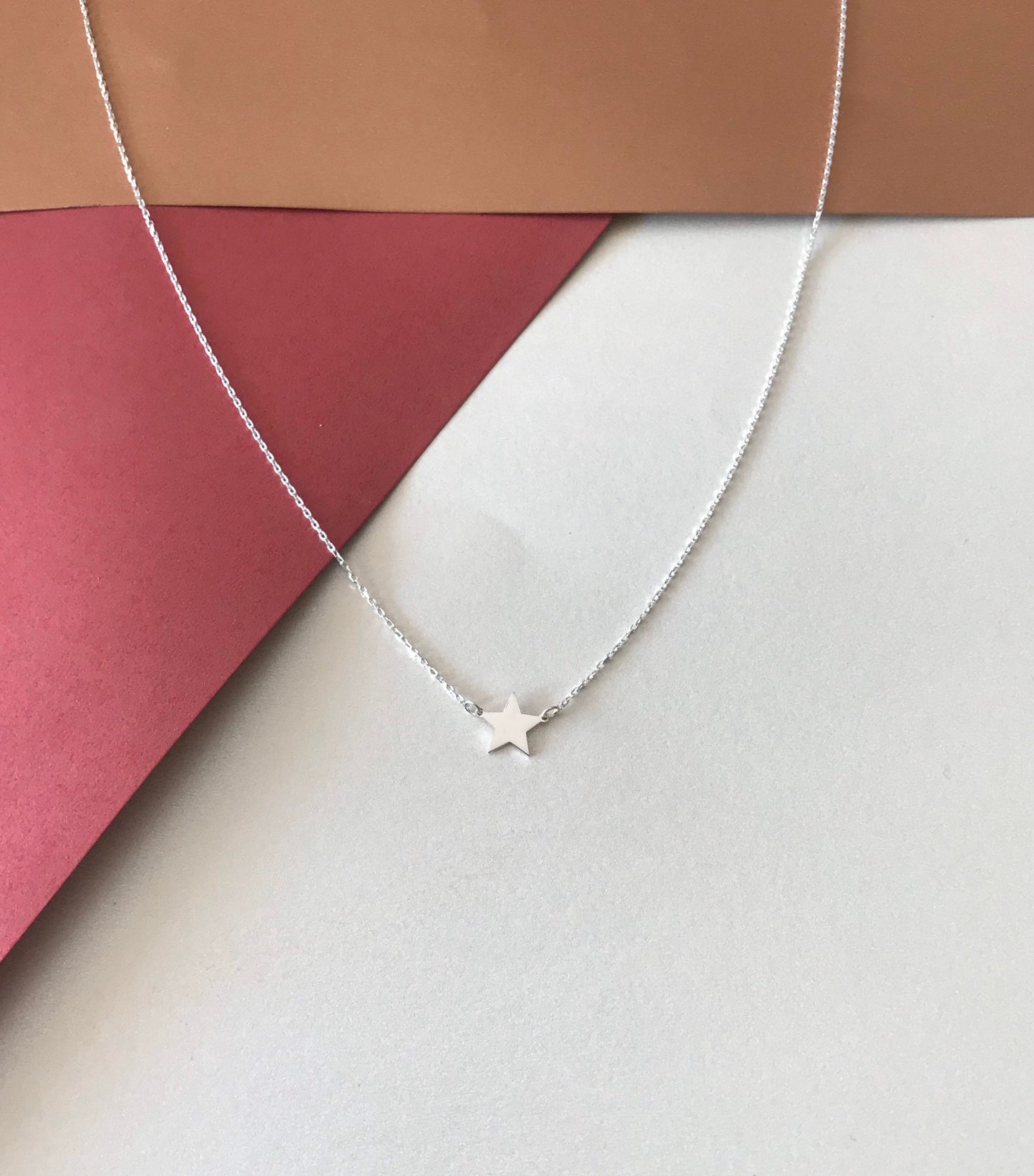Star necklace-Gold Star Necklace-Star Necklace Silver-Star Necklace Dainty-Valentines day gift-Gold Star Necklace-Dinty Star Necklace-Gift