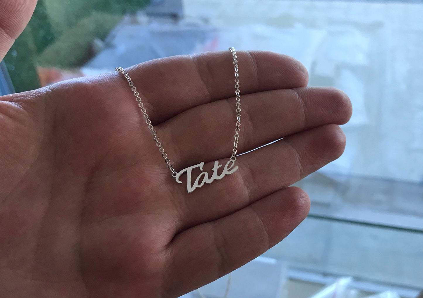 Name Necklace • Tiny Name Necklace • Perfect Gift For Her • Gift For Mom • Custom Name Necklace • Personalized Gifts • Personalize Necklace