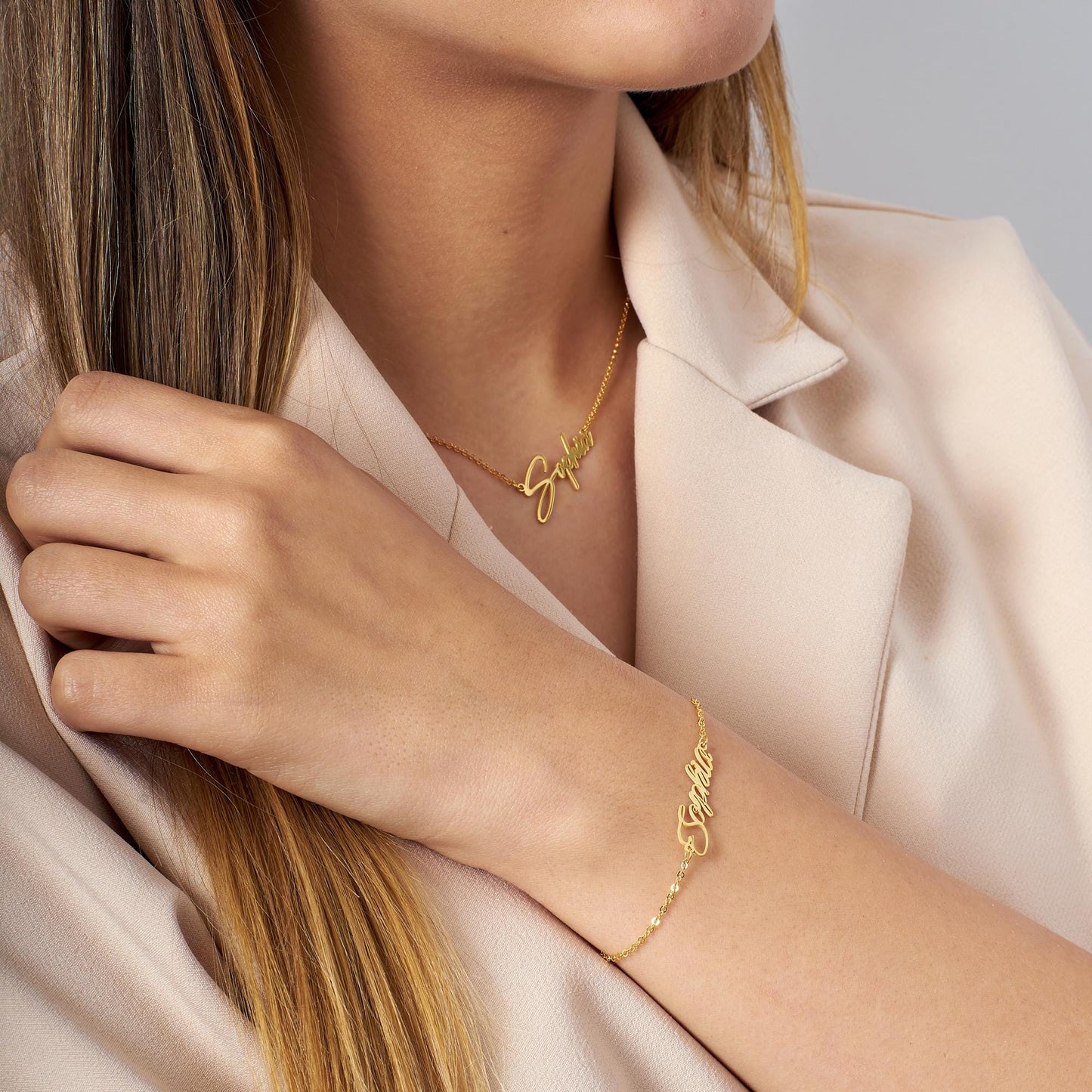 14K Gold Name Bracelet,Personalized Name Bracelet,Dainty Layering Bracelet,Custom Name Jewelry,Gift for Mom,Perfect Mother day Gift