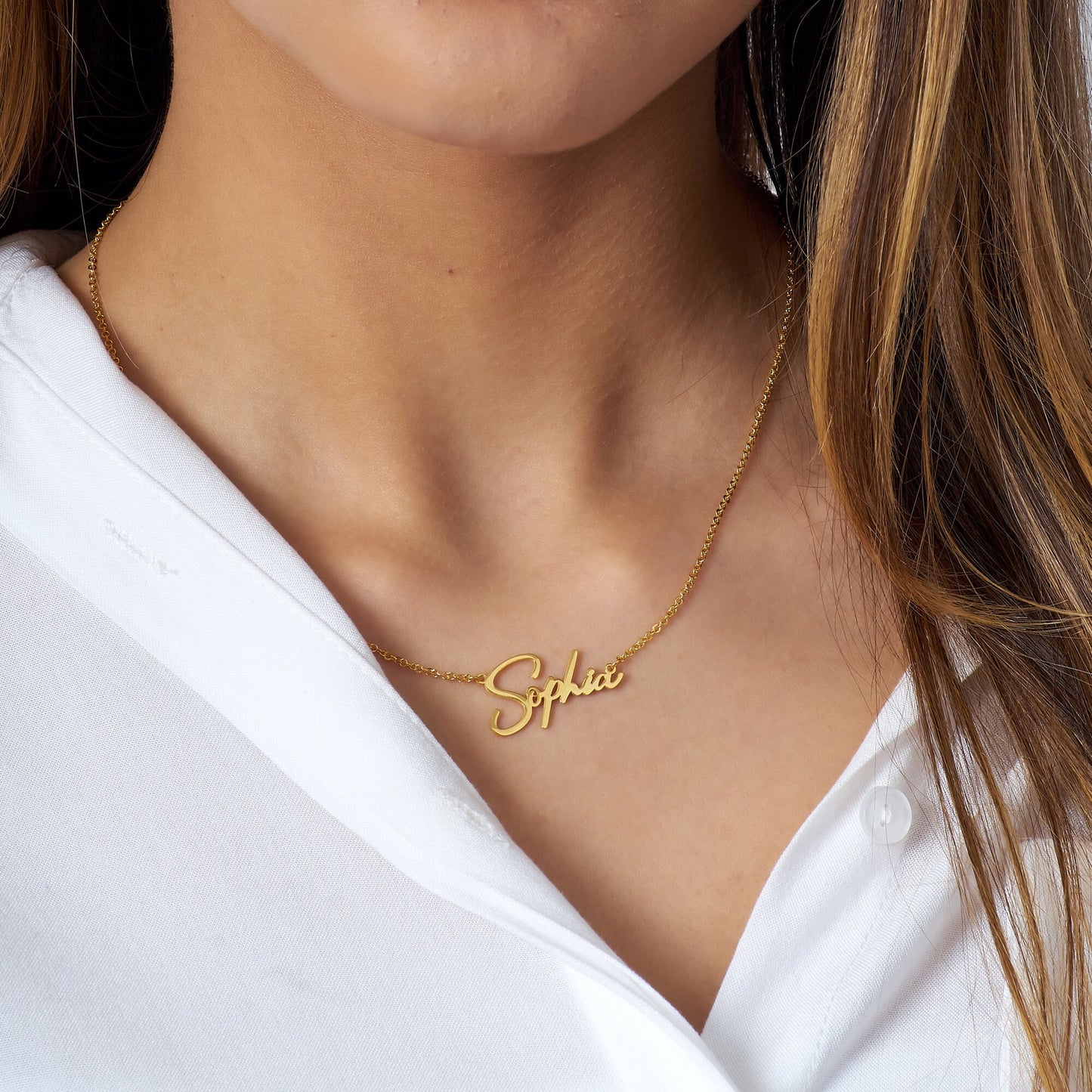 Personalized Name Necklaces, Personalized Name Necklaces , Script Name Necklaces, Mothers Day Jewelry , Gift for Her , Persoanlized Gift
