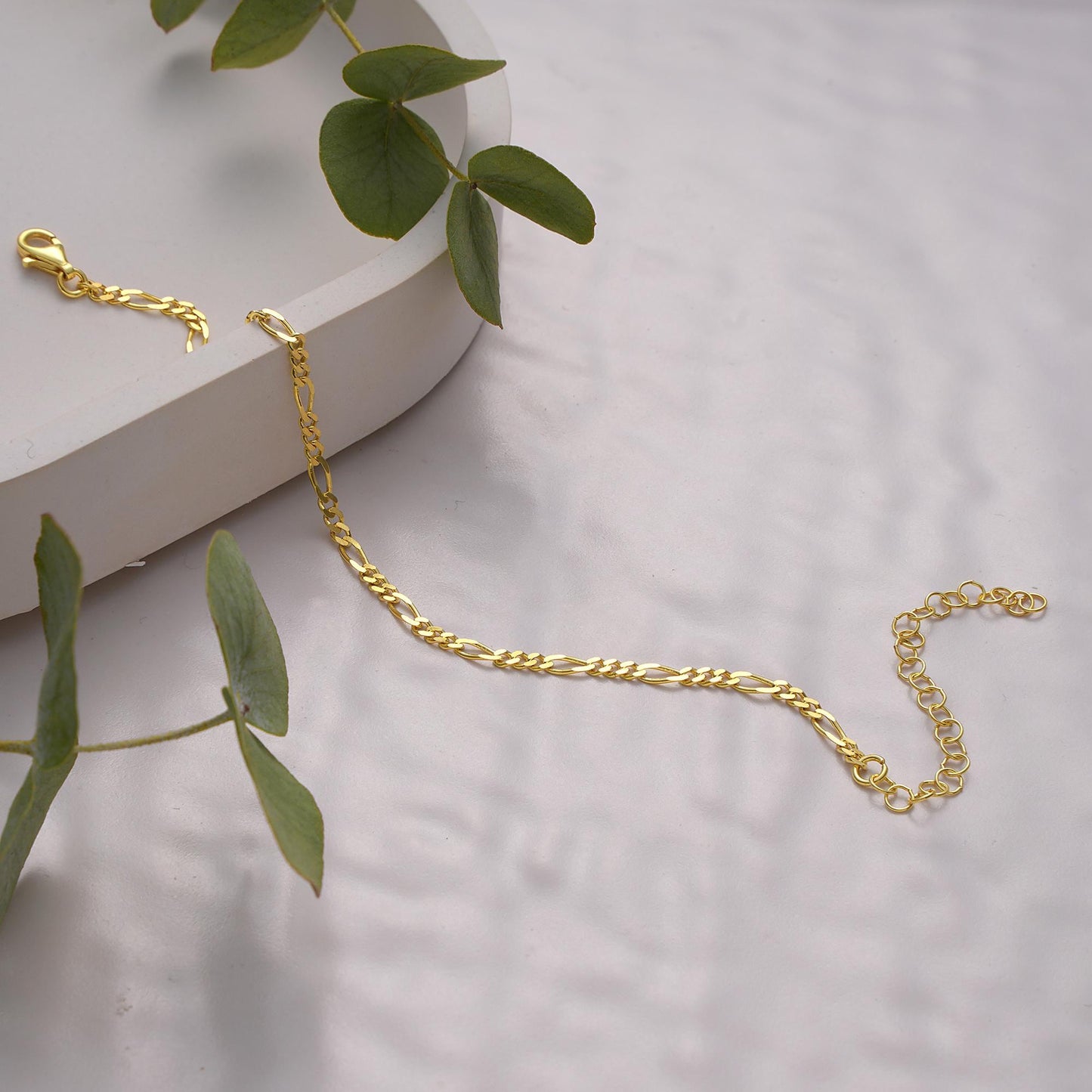 14k Gold Figaro Bracelet, Figaro Chain Bracelet, Figaro Chain Bracelet, Bracelet, Dainty Bracelet , Gold Bracelet, Everyday Bracelet Chain