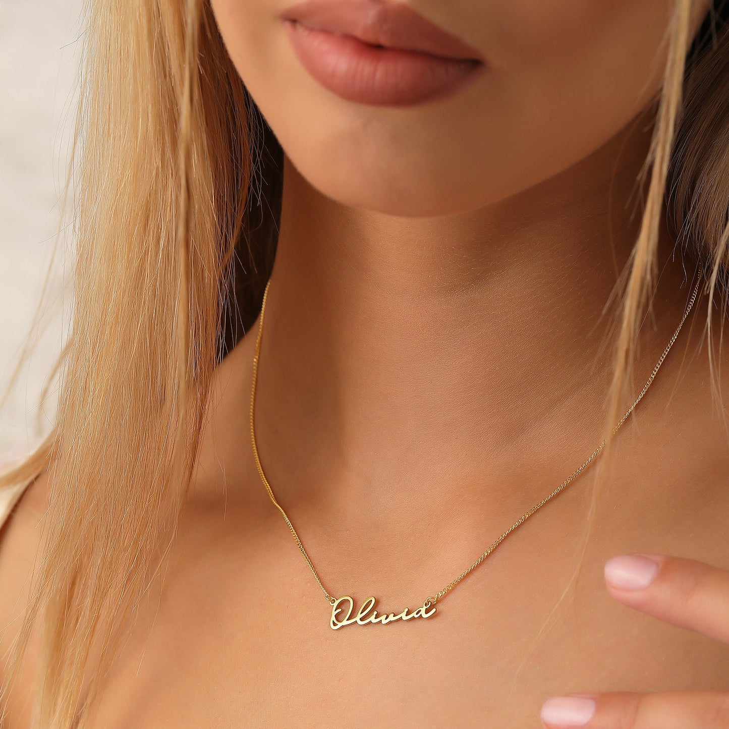 Personalized Name Necklaces , Christmas Gifts , 14K Gold Custom Name Jewelry , Personalized Gift , Birthday Gift for Her , Gifts for Women