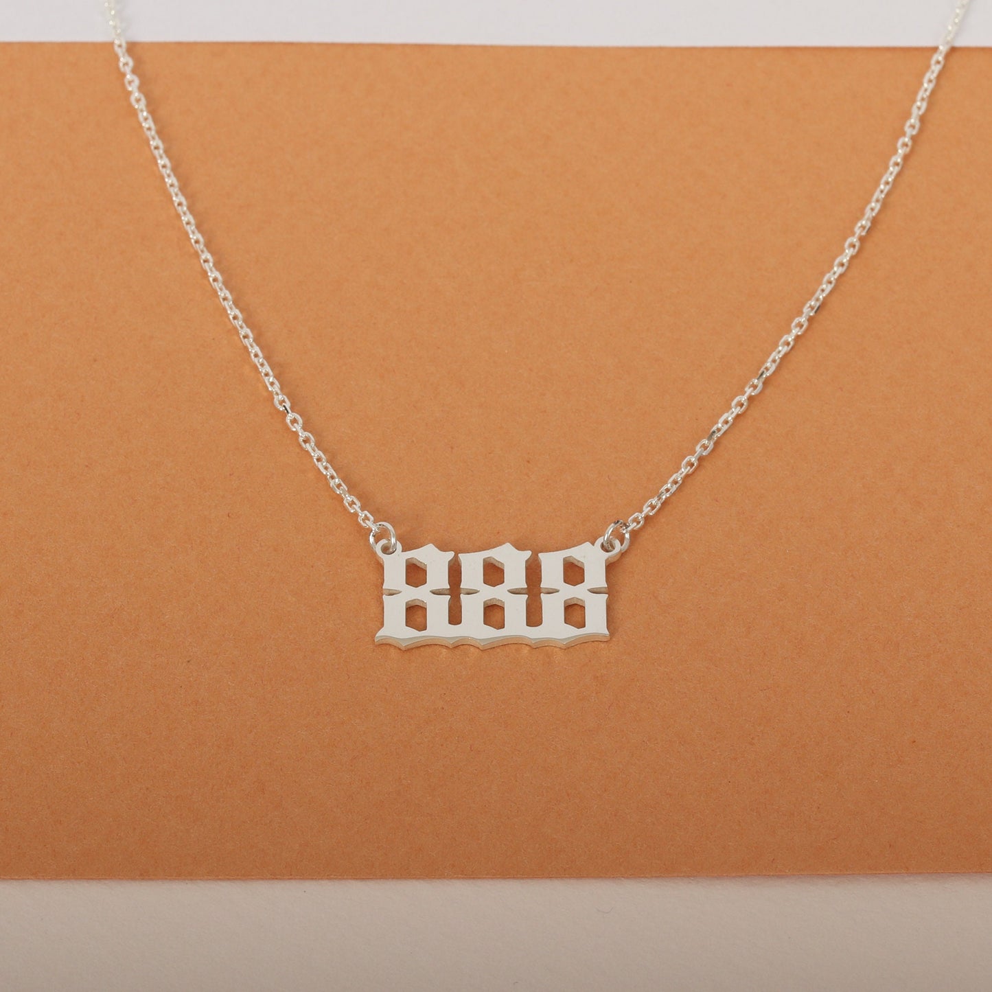 Angel Number Necklace, Personalized Gifts, 925 Sterling Silver Necklace, 222, 444, 888, 777, 999, 111, 333, 555, 666, Devil Necklaces