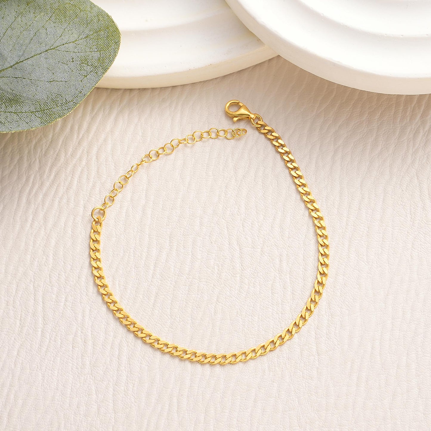 14K Gold Chain Bracelet, Cuban Link Bracelet, Pave Cuban Link,Curb Chain Bracelet,Gold Chain Bracelet, Gold Bracelet, Gift for Her,Bracelet