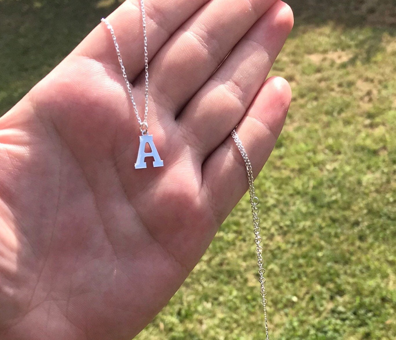 Sideways Initial Necklace • Letter necklace • Sideways cross • Personalized necklace • Gift For Her• Necklace For Women • Necklace With Name