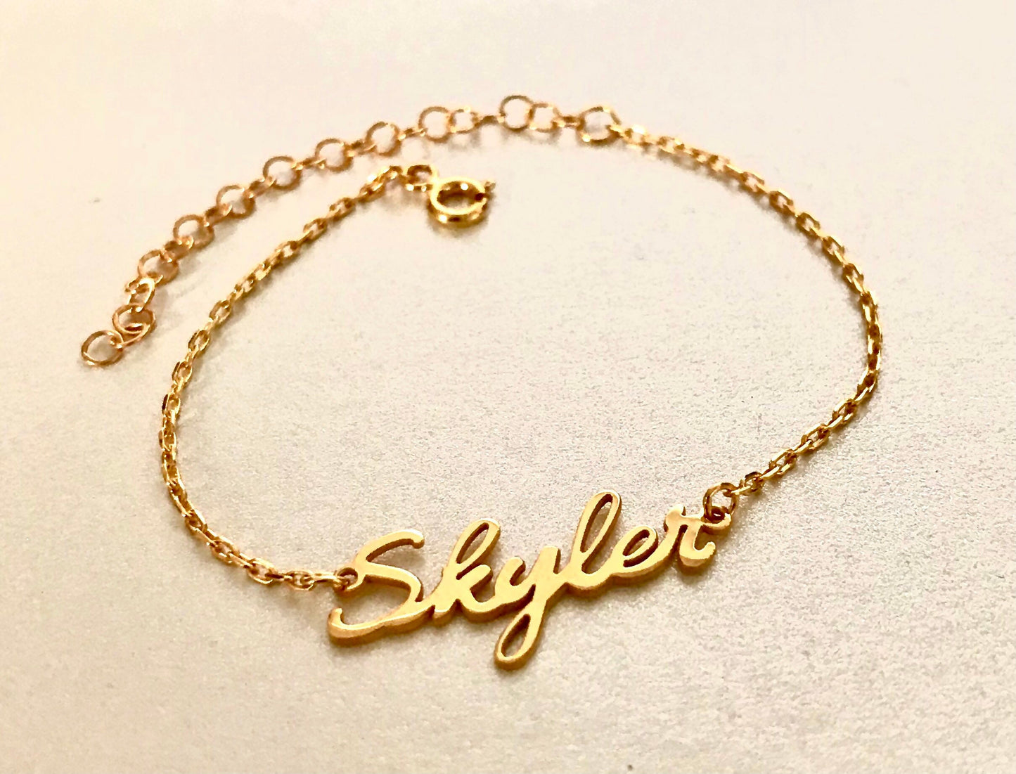 Name Bracelet • Personalized Name Bracelet • Personalized Gift • Initial Bracelet • Custom Name Bracelet • Dainty Name Bracelet • Moms Gift