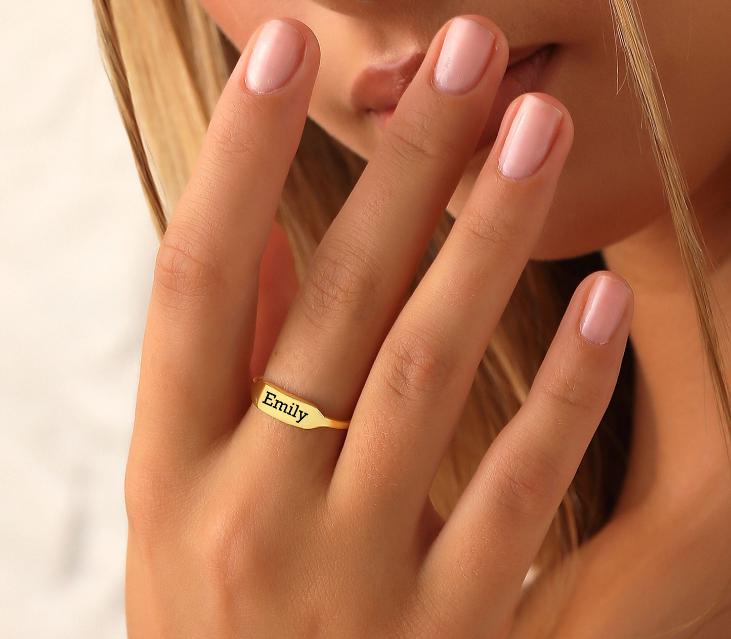 Dainty 14K Gold Filled Angel Numbers Ring, Statement Rings, Lucky Number Ring, Minimalist Waterproof Ring, Christmas Gift for Him/Her