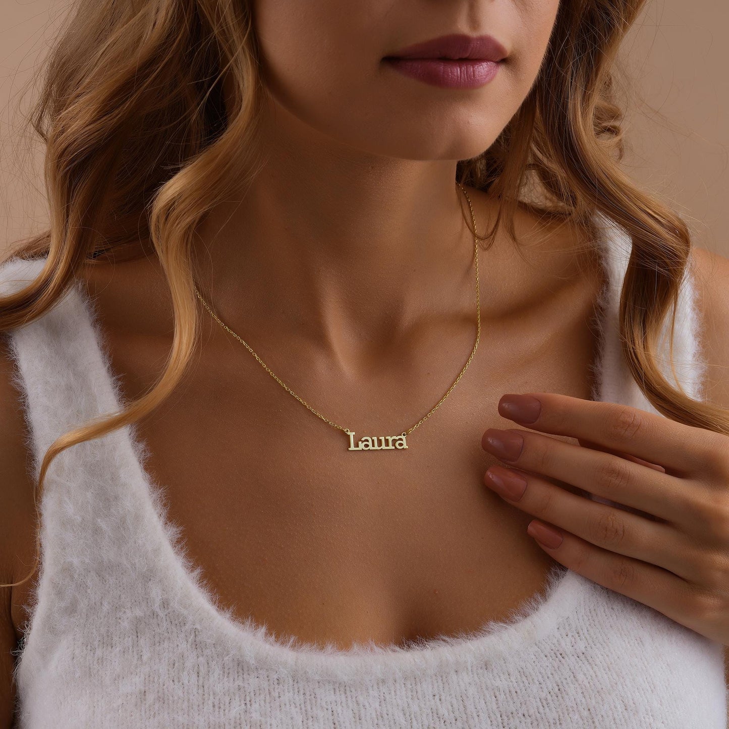 14K Gold Name Necklace ,Gold Filled Name Necklace, Personalized Name Necklace, Perfect Gift For Her , Christmas Gift, Gift for Mom,Best Gift