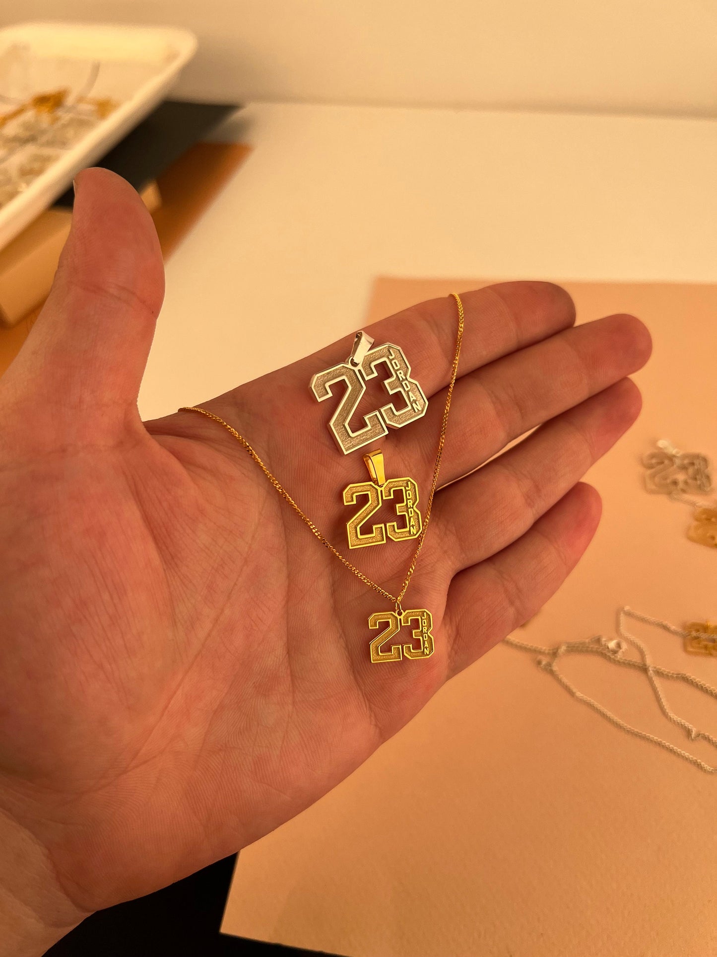 Sport Number Necklace, Gold Number Necklace, Year Necklace, Custom Lucky Pendant Customize Necklace With Number, Sport Lover Gifts For Men