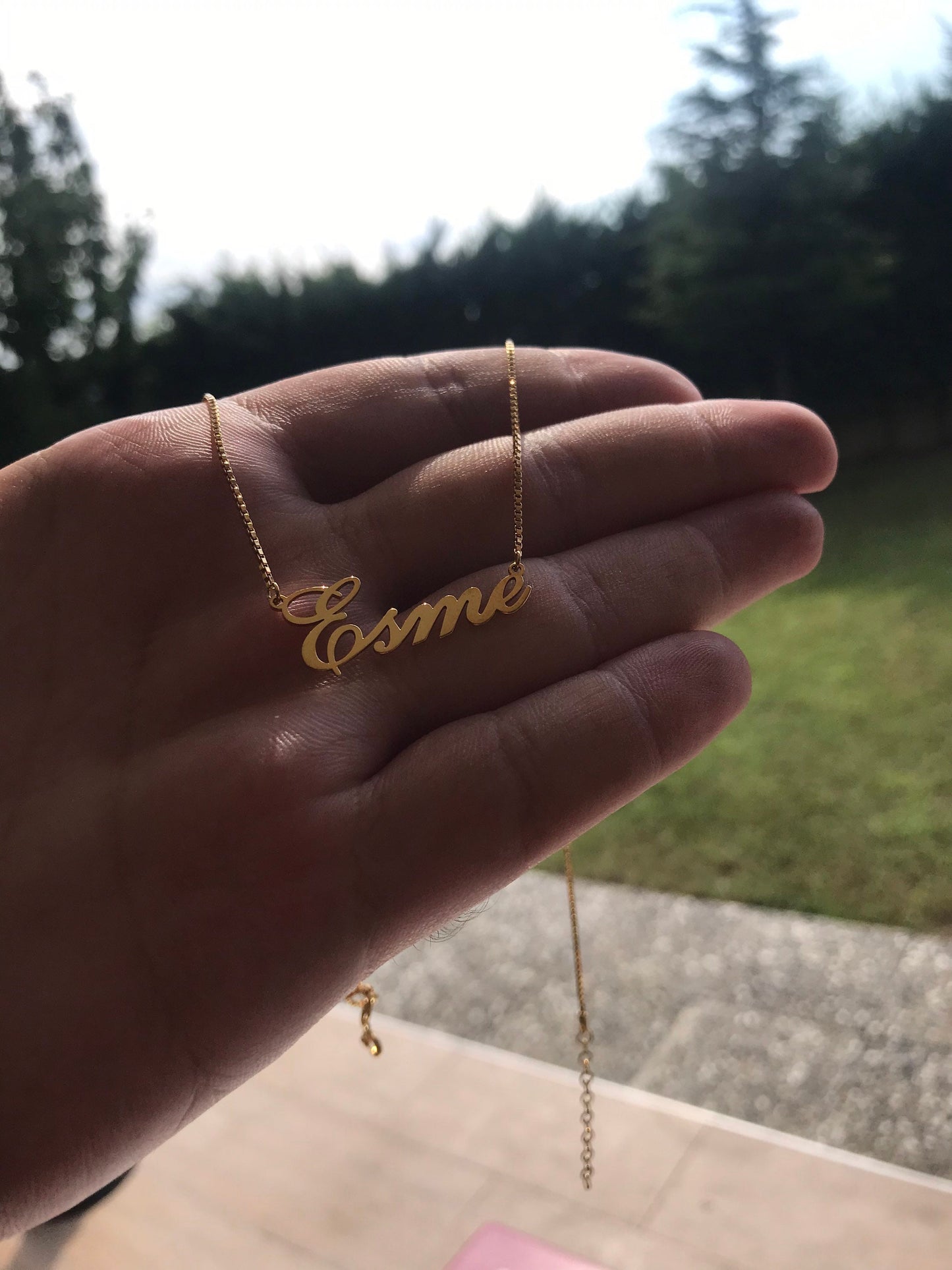 Uk Dainty Name Necklace • Personalized Necklace • Personalized Gift  • Birthday Gift • Personalized Jewelry • Name Necklace