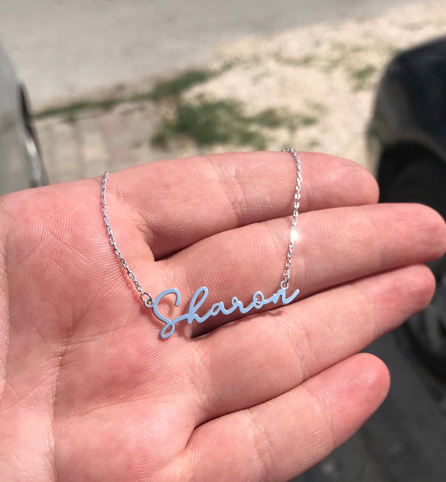 Sterling Silver Name Necklace • Name Necklace • Personalized Necklace • Personalized Gift • Personalized Jewelry • Necklaces For Women-DNA01