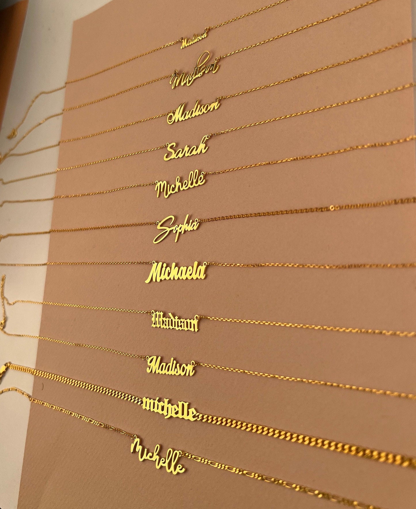 14k Solid gold name necklace , Personalized Name necklace , Gold name necklace , Personalized jewelry , Personalized Gift , Name necklace