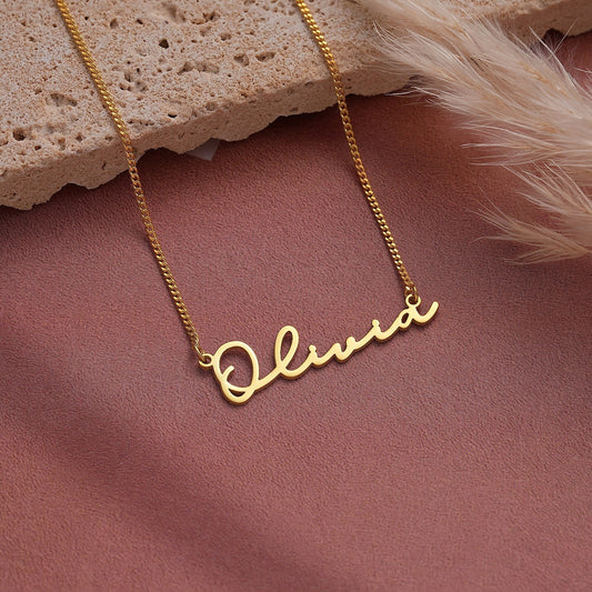 Personalized Name Necklaces , Christmas Gifts , 14K Gold Custom Name Jewelry , Personalized Gift , Birthday Gift for Her , Gifts for Women