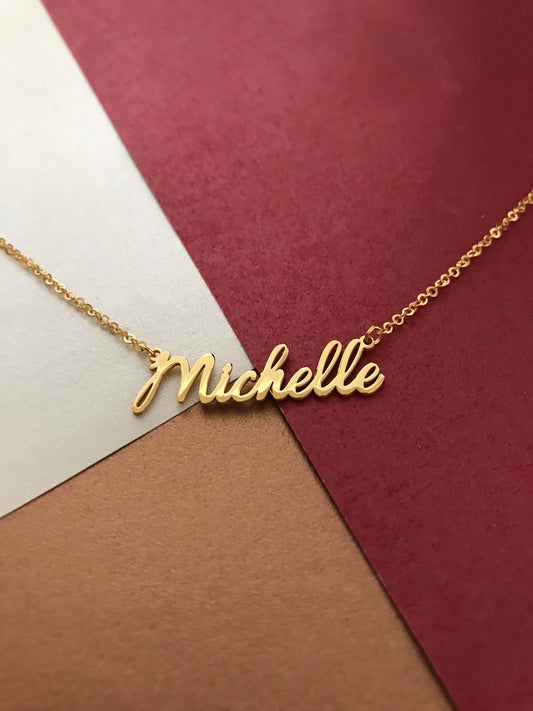 Name Necklace • Tiny Name Necklace • Perfect Gift For Her • Gift For Mom • Custom Name Necklace • Personalized Gifts • Personalize Necklace