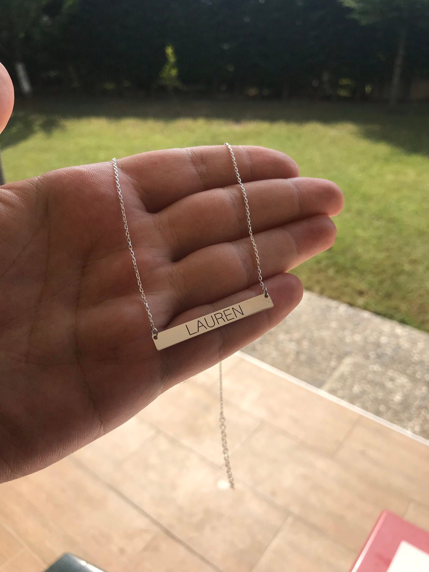 Custom Bar Necklace • Personalized Necklace • Valentine’s Gift • Best Friend Necklace • Anniversary Necklace • Personalized Gift