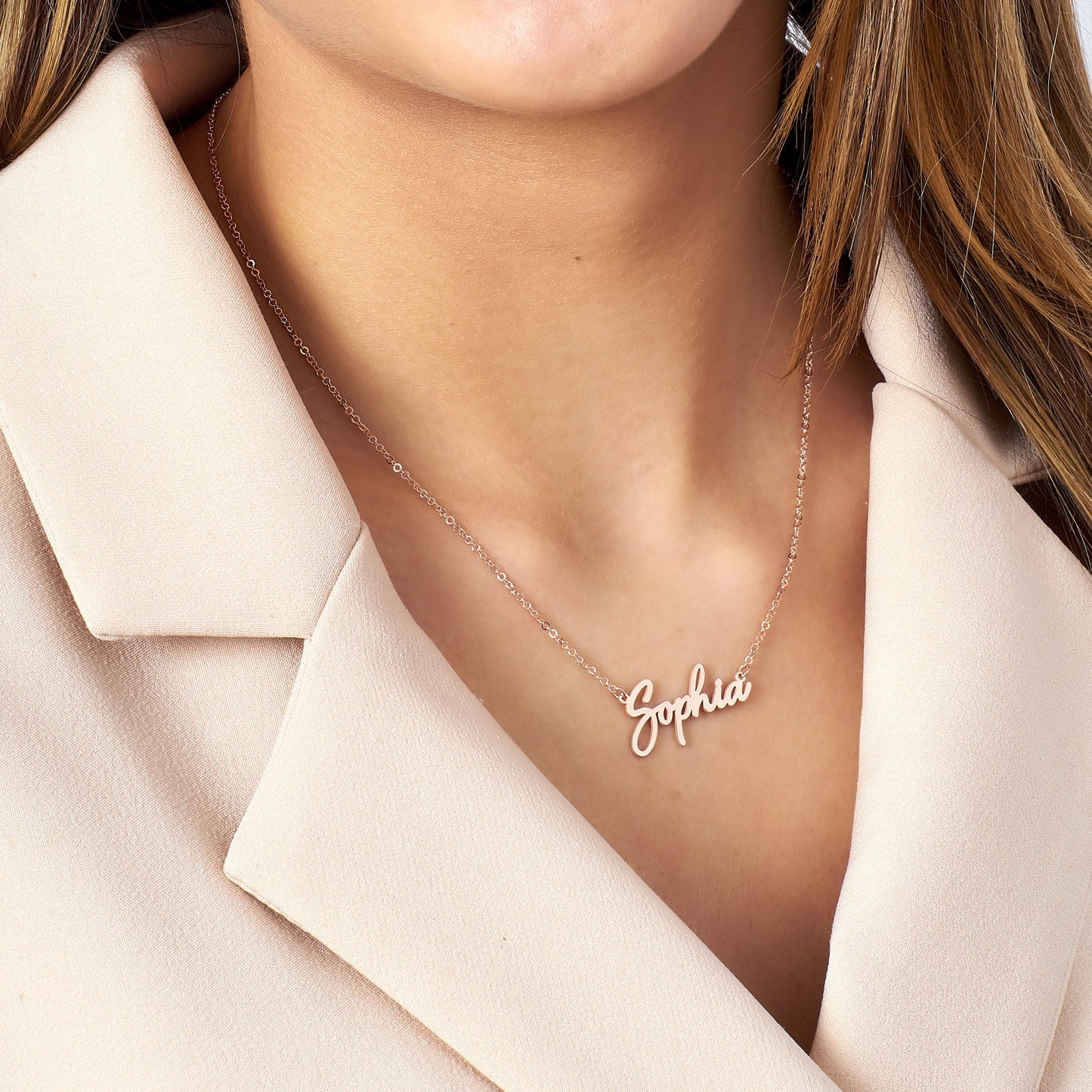 Personalized Name Necklaces, Personalized Name Necklaces , Script Name Necklaces, Mothers Day Jewelry , Gift for Her , Persoanlized Gift