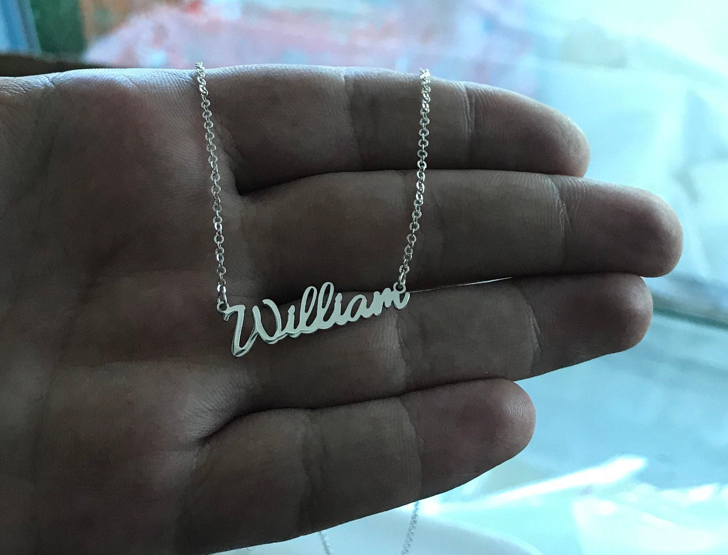Name Necklace • Tiny Name Necklace • Perfect Gift For Her • Gift For Mom • Custom Name Necklace • Personalized Gifts • Personalize Necklace