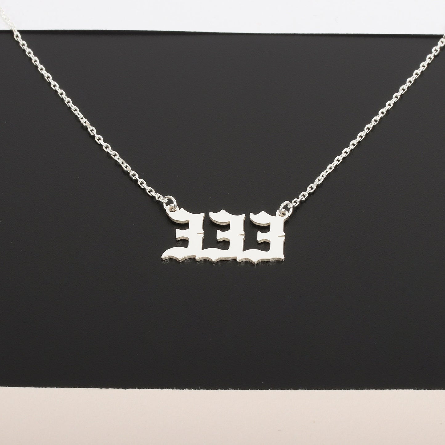 Angel Number Necklace, Personalized Gifts, 925 Sterling Silver Necklace, 222, 444, 888, 777, 999, 111, 333, 555, 666, Devil Necklaces
