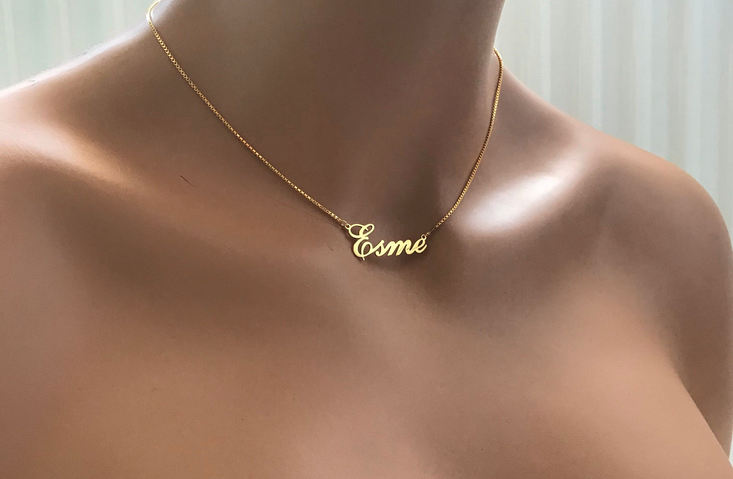 Dainty Name Necklace,Personalized Name Necklace,Custom Name Necklace,initial Necklace,Gold Name Necklace,Name Necklace,Sister and mothergift