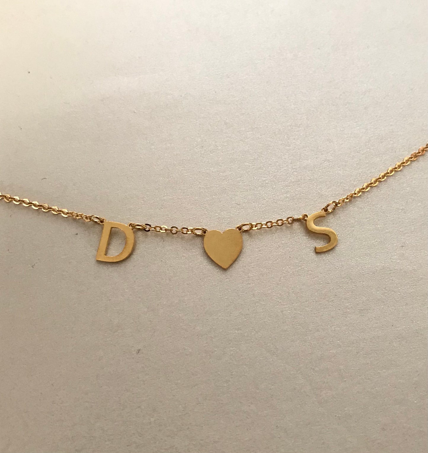 Gold Custom Letter Necklace • Initial Necklace • Custom Necklace • Gifts For Mom • Moms Gift • Christmas Gift • Personalized Letter Necklace