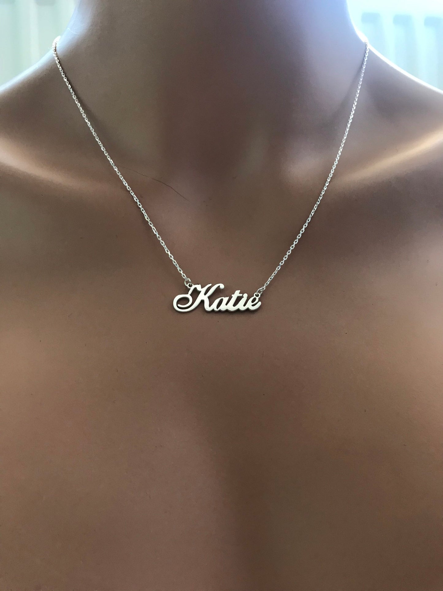 Name necklace,custom name necklace, silver name necklace ,personalized name necklace, perfect gift for her, best dainty necklace