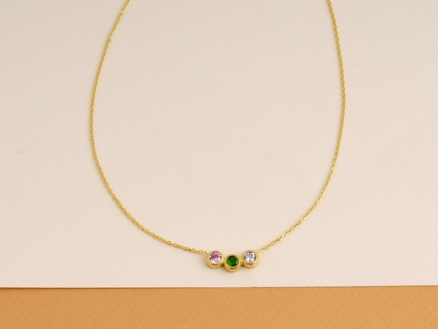 Family Birthstone Necklace , Birthstone Necklace , Dainty Necklace , Birthstone Gifts , Birthday Gift , Mom Necklace , Mothers Day Gift