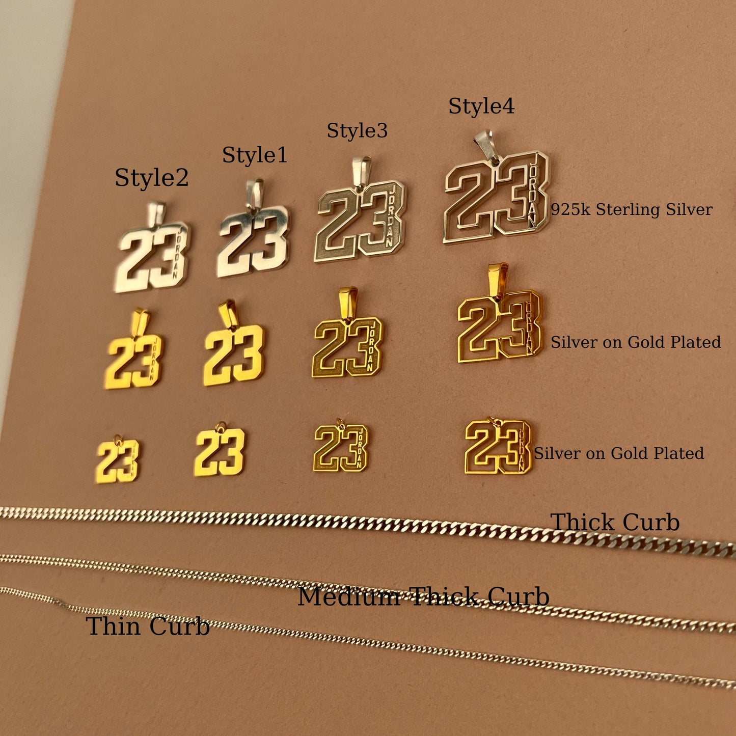 Sport Number Necklace, Gold Number Necklace, Year Necklace, Custom Lucky Pendant Customize Necklace With Number, Sport Lover Gifts For Men