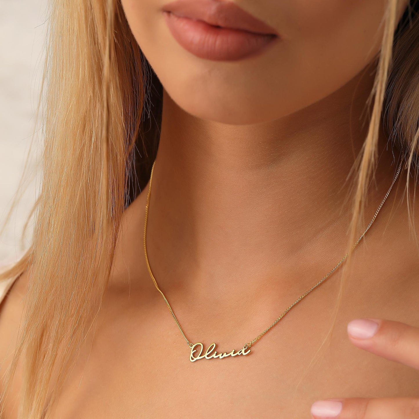 14K Gold Custom Name Necklace,14K Gold Plated Name Necklace,Personalised Name Necklace,Birthday Gift for Her, Mother's Day Gift,Gift for Mom
