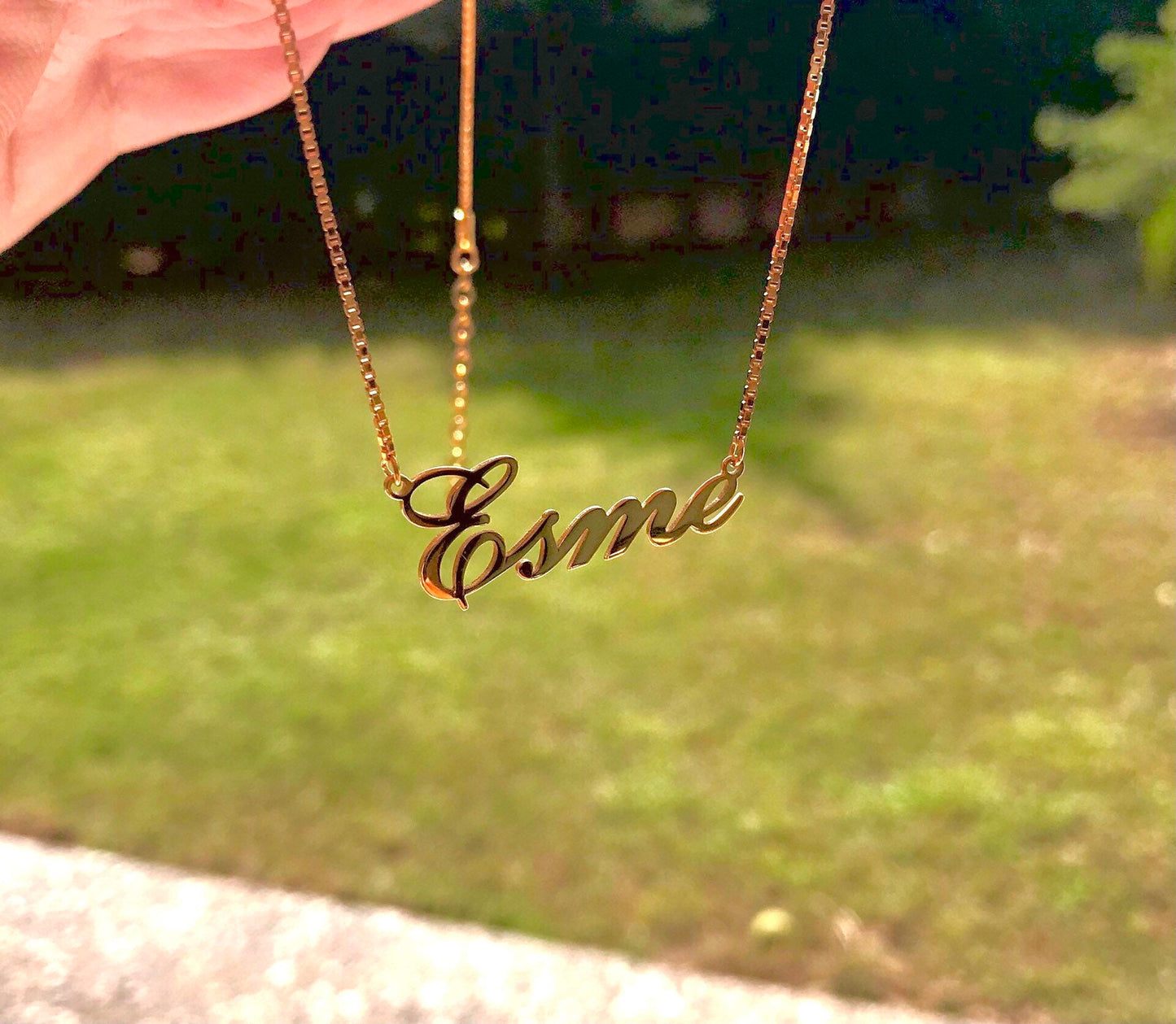 Dainty Name Necklace,Personalized Name Necklace,Custom Name Necklace,initial Necklace,Gold Name Necklace,Name Necklace,Sister and mothergift