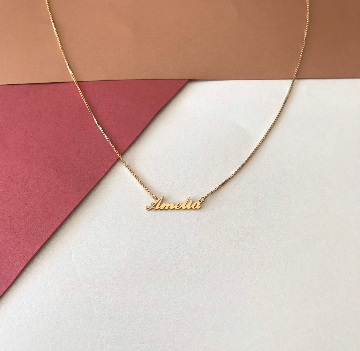 Tiny Gold Name Necklace,Name necklace, Custom Name Necklace,Personalized Name Necklace,personalized jewelry,personalized necklace