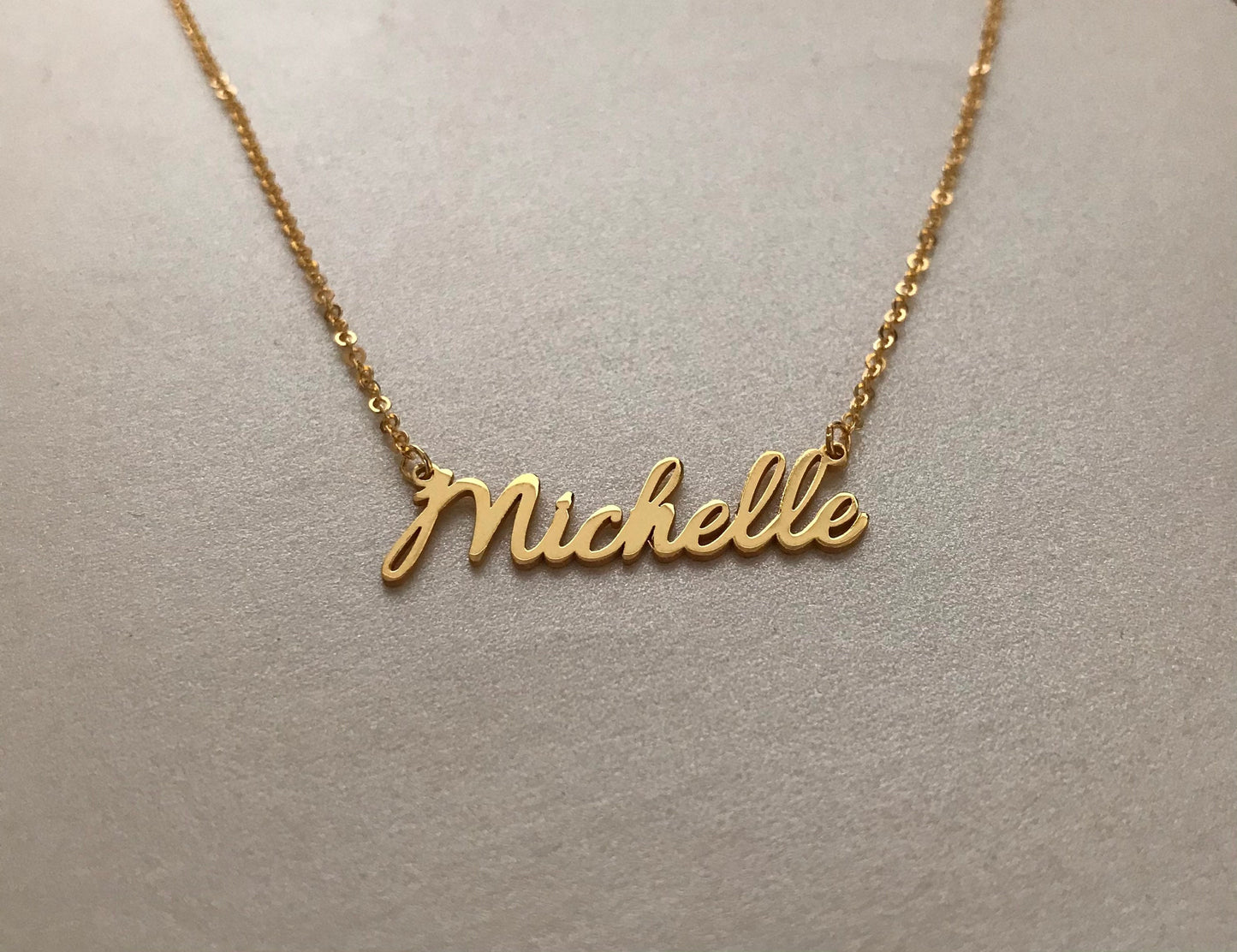 Name Necklace • Tiny Name Necklace • Perfect Gift For Her • Gift For Mom • Custom Name Necklace • Personalized Gifts • Personalize Necklace