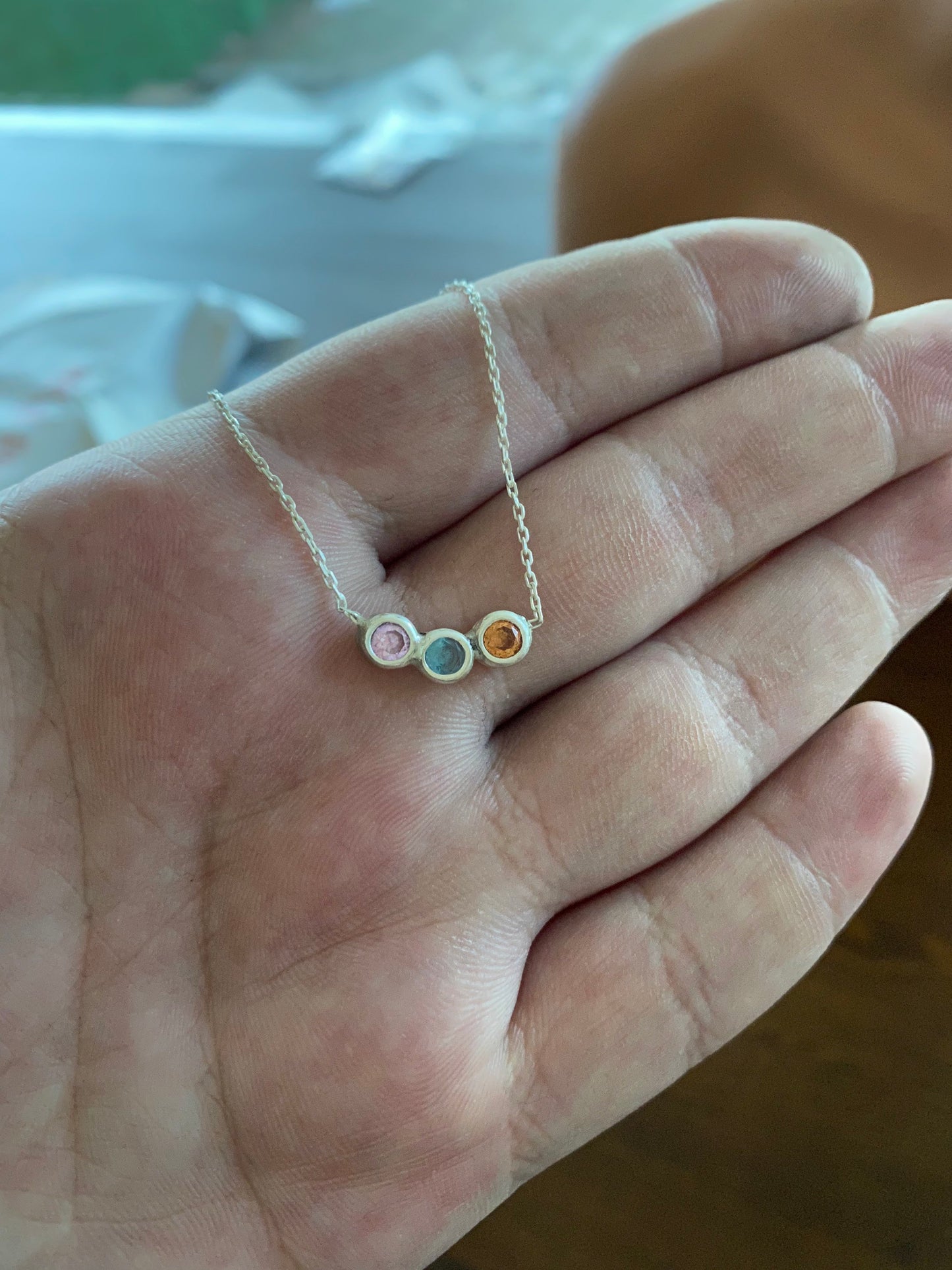 Personalized Birthstone Necklace gifts for Mom, Birthstone Necklace, Gifts for Her, Birthday Gift, Birthstone Gifts, Christmas Gifts