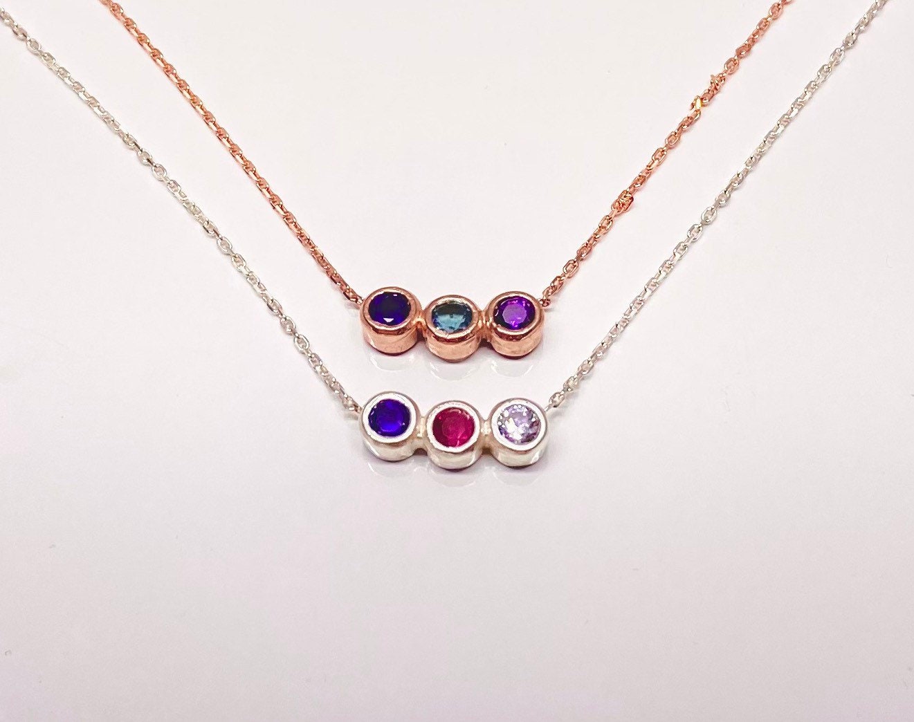 Personalized Birthstone Necklace gifts for Mom, Birthstone Necklace, Gifts for Her, Birthday Gift, Birthstone Gifts, Christmas Gifts