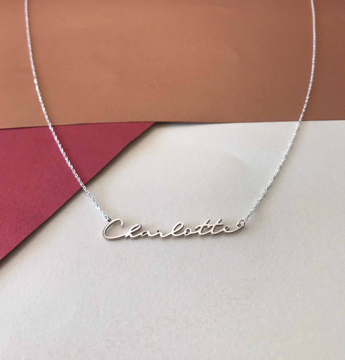 Sterling Silver Name Necklace • Name Necklace • Personalized Necklace • Personalized Gift • Personalized Jewelry • Necklaces For Women-DNA01