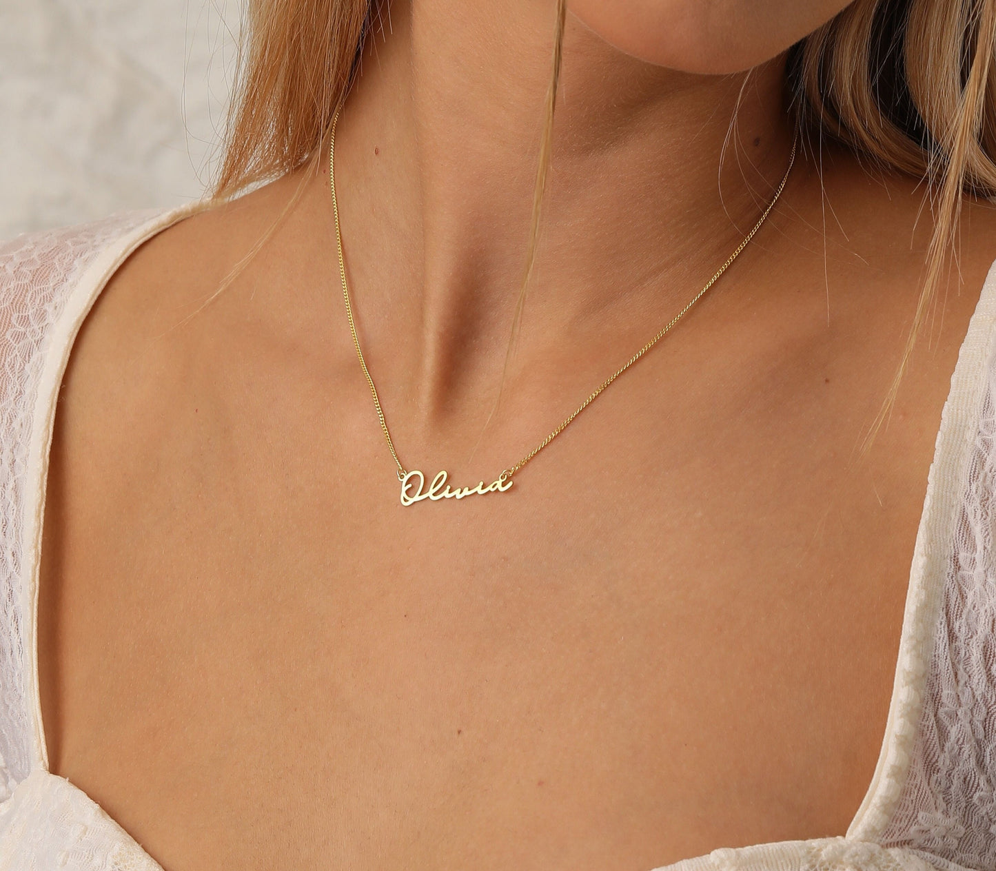 Personalized Name Necklaces , Christmas Gifts , 14K Gold Custom Name Jewelry , Personalized Gift , Birthday Gift for Her , Gifts for Women