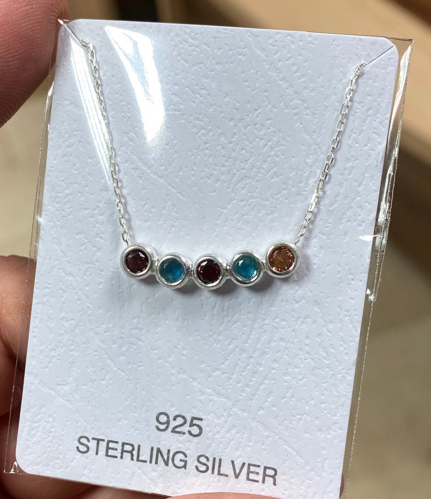 Personalized Birthstone Necklace gifts for Mom, Birthstone Necklace, Gifts for Her, Birthday Gift, Birthstone Gifts, Christmas Gifts