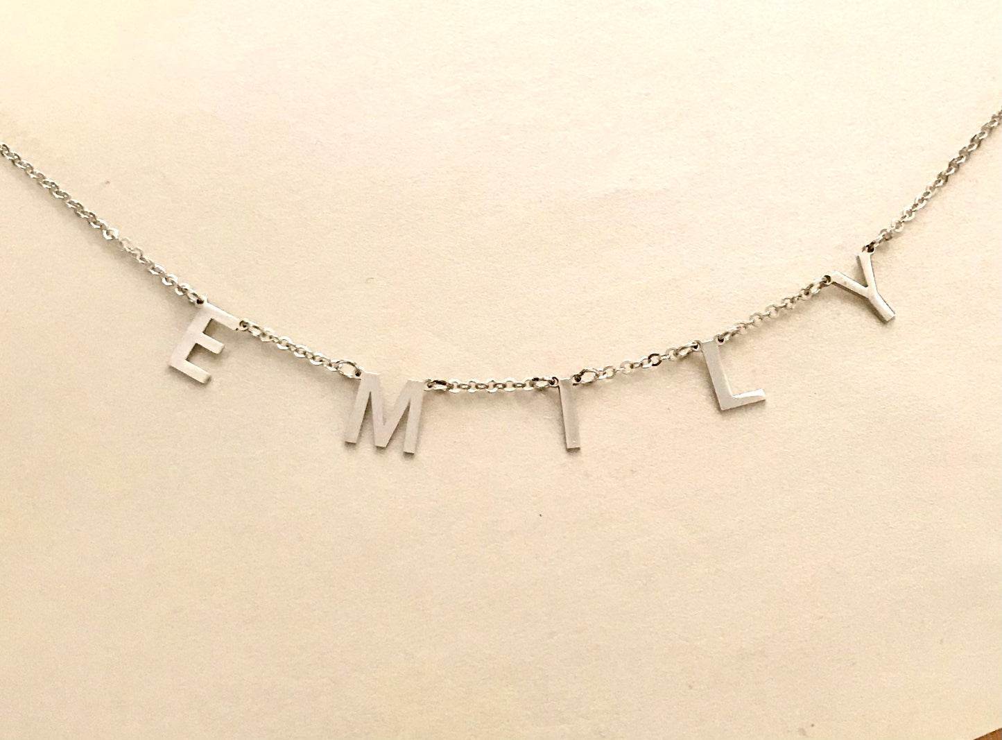 Gold Custom Letter Necklace • Initial Necklace • Custom Necklace • Gifts For Mom • Moms Gift • Christmas Gift • Personalized Letter Necklace