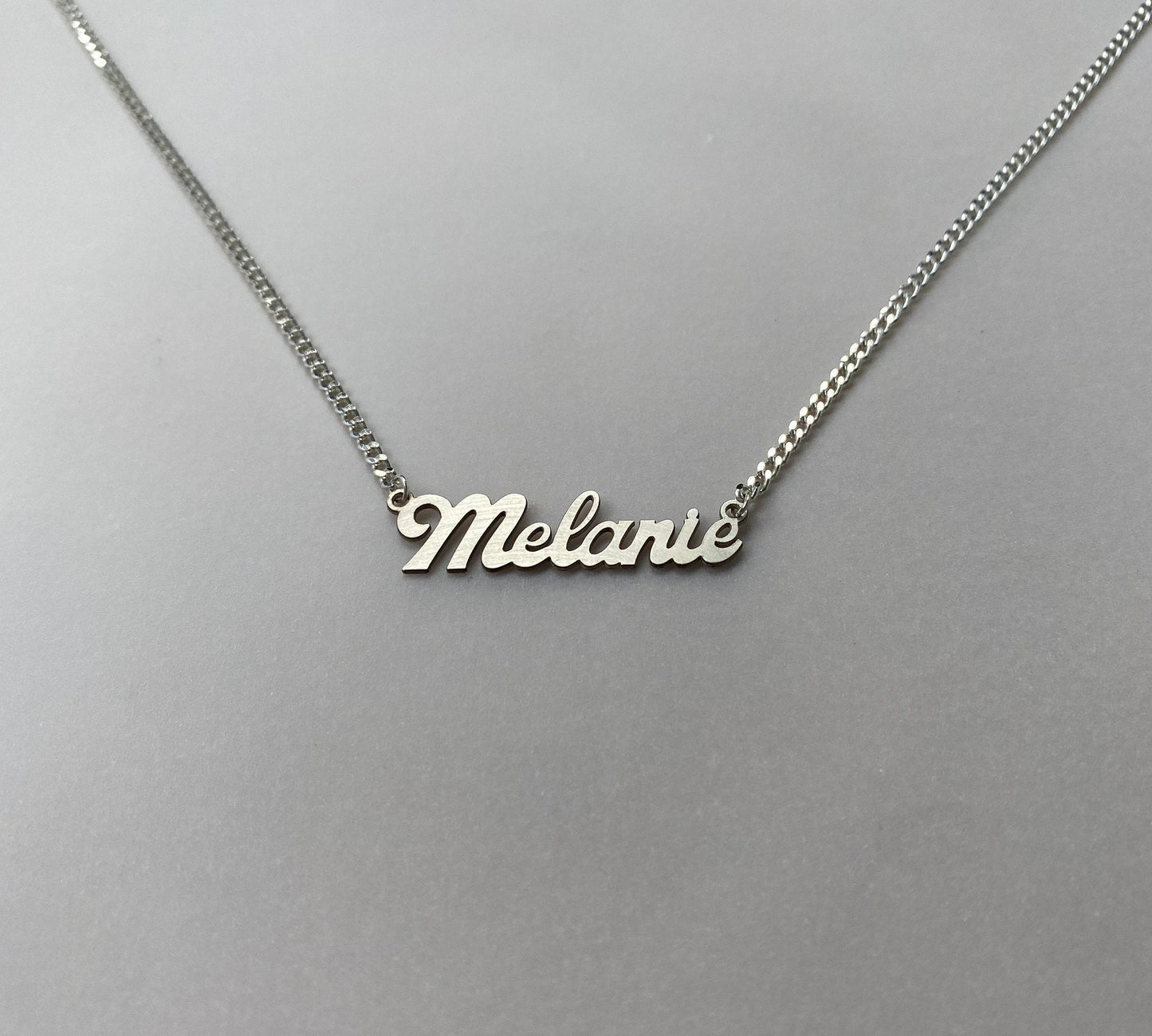 Name Necklace Personalized- Personalized Necklace -Name Necklace -Name Necklace for Women , Curb Chain Name Necklace , Personalized Gift