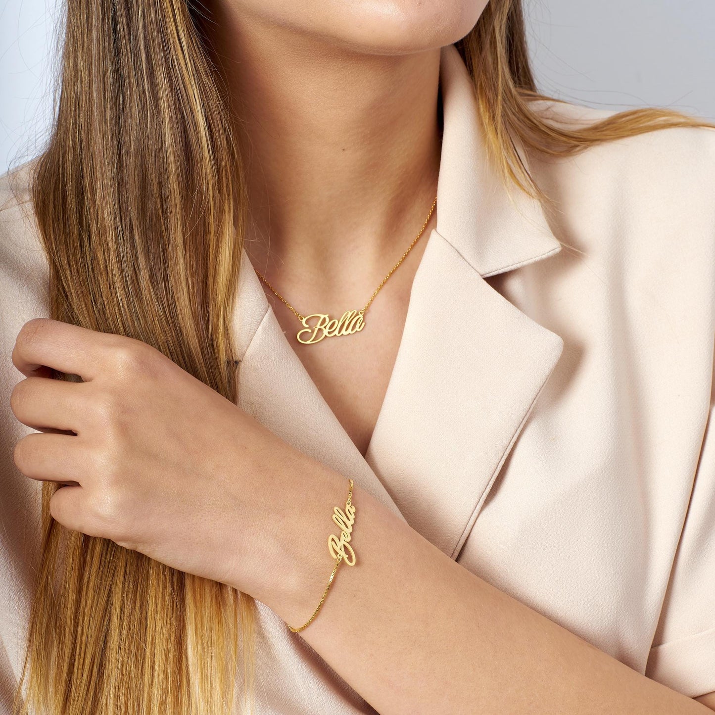 14K Gold Name Bracelet,Personalized Name Bracelet,Dainty Layering Bracelet,Custom Name Jewelry,Gift for Mom,Perfect Mother day Gift