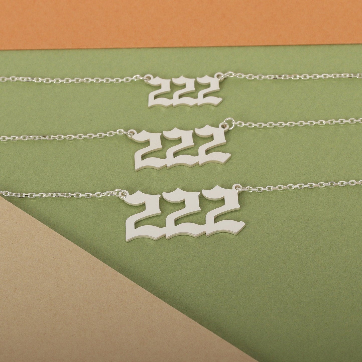 Angel Number Necklace, Personalized Gifts, 925 Sterling Silver Necklace, 222, 444, 888, 777, 999, 111, 333, 555, 666, Devil Necklaces