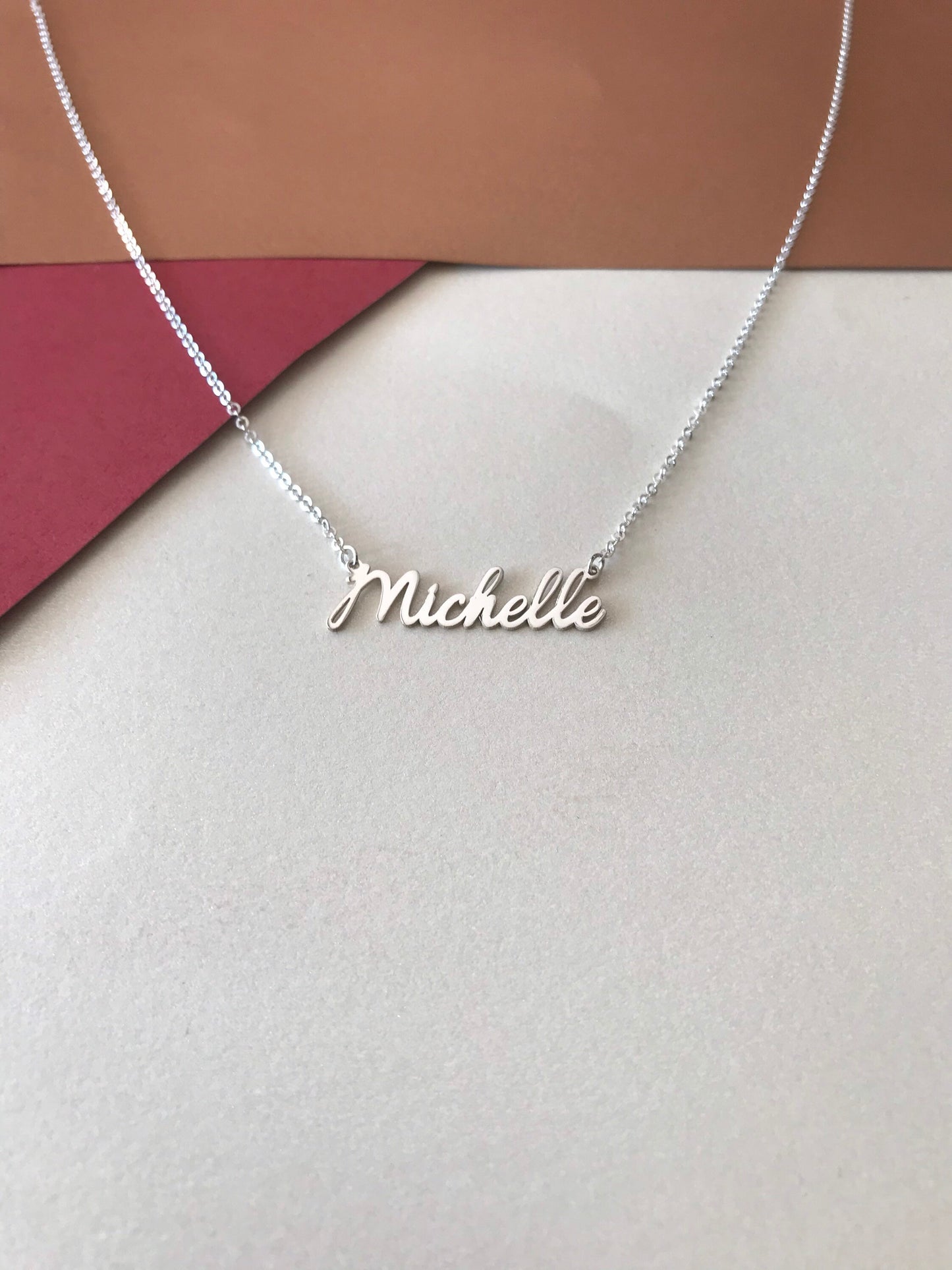 Name Necklace • Tiny Name Necklace • Perfect Gift For Her • Gift For Mom • Custom Name Necklace • Personalized Gifts • Personalize Necklace