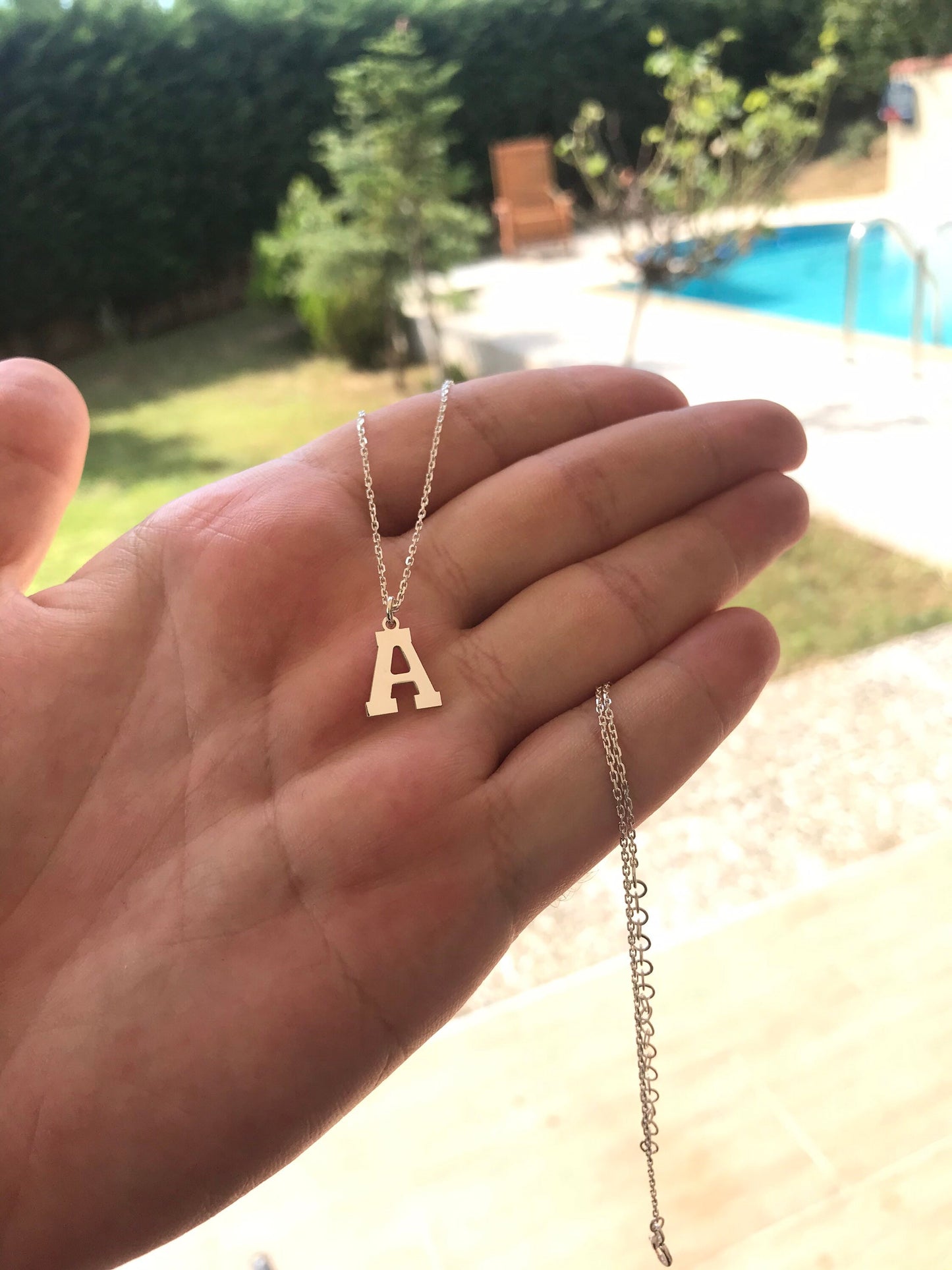 Sideways Initial Necklace • Letter necklace • Sideways cross • Personalized necklace • Gift For Her• Necklace For Women • Necklace With Name