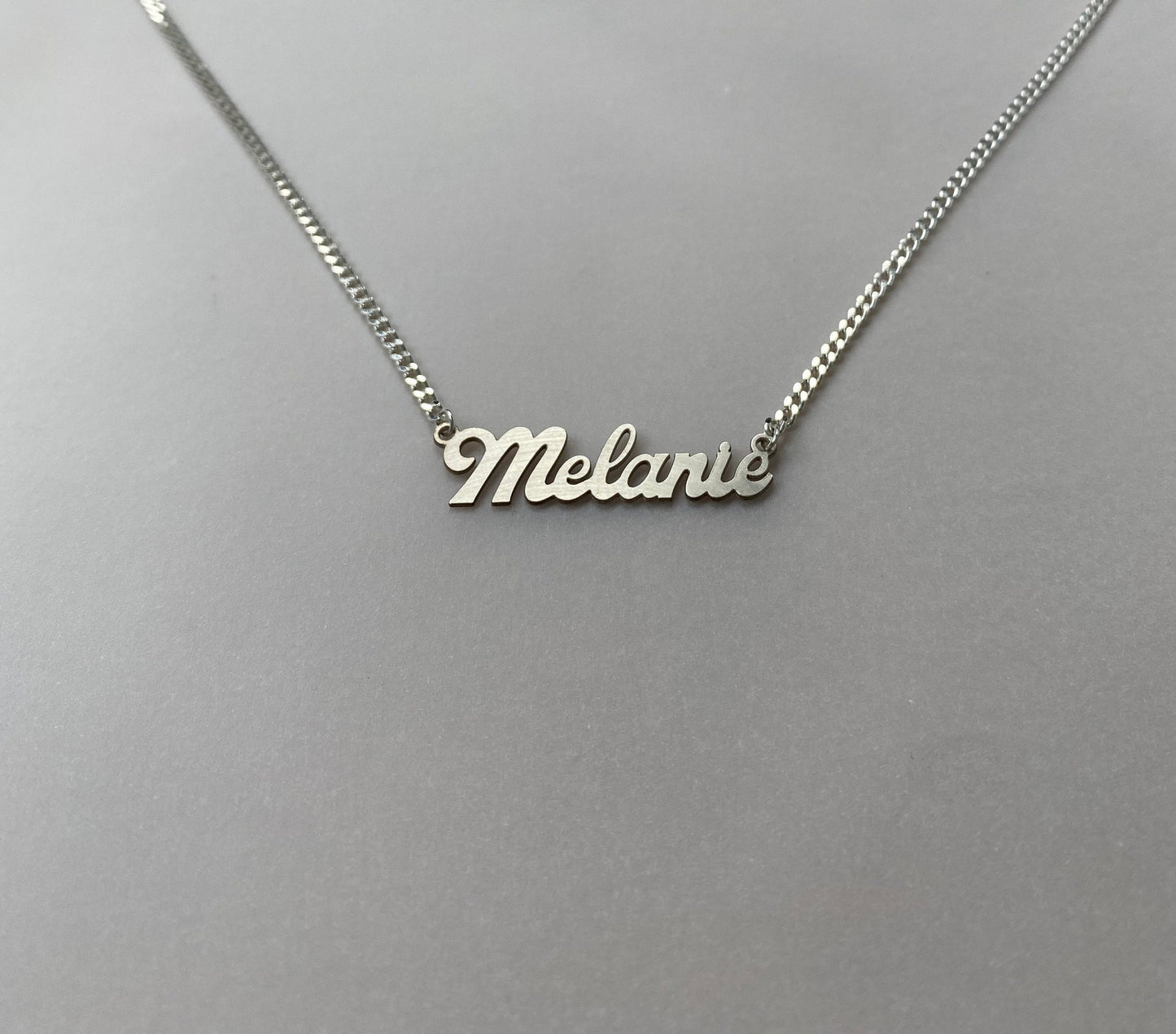 Name Necklace Personalized- Personalized Necklace -Name Necklace -Name Necklace for Women , Curb Chain Name Necklace , Personalized Gift